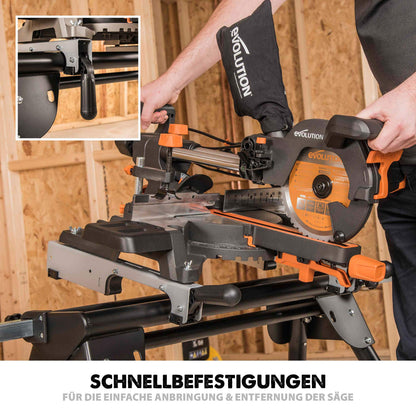Evolution Gehrungssägen Untergestell - Universal klappbar