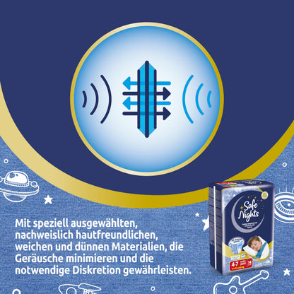 Babylino Safe Nights Boy Nachthöschen 4-7 Jahre (17-30 kg), 84 Stück