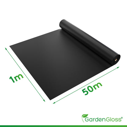 GardenGloss Unkrautvlies 100 m² – Gartenvlies wasserdurchlässig