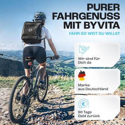 BYVITA ErgoFoam+ Fahrradsattel Trekking für Damen und Herren