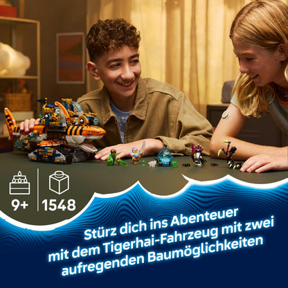 LEGO DREAMZzz Tigerhai-Fahrzeug 71515 2-in-1 Bauspielzeug