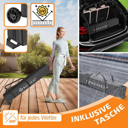 KESSER® Pop-Up Faltpavillon 3x3m Gartenpavillon - Grau