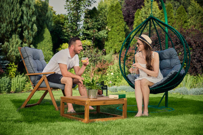 Bjird Hängesessel Kissen, Sitzauflage für Polyrattan & Rattan, Beige