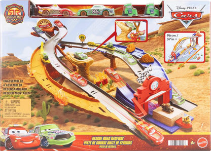 Mattel Disney Pixar Cars Rennen & Retten Rennstrecke Spielset JFL57