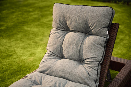 Bjird Liegenauflage für Gartenliege, 200 x 55 x 8 cm, Anthrazit
