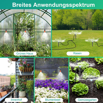 YAOBLUESEA Bewässerungsset 315-teilig mit 60 m + 15 m Schlauch