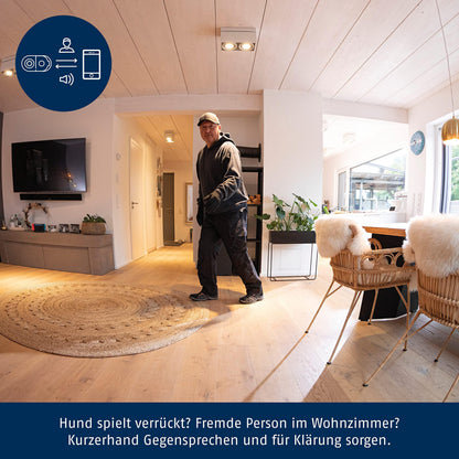 ABUS PPIC31020 WLAN Privacy Innen-Kamera mit 180-Grad Blickwinkel