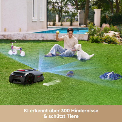 MOVA LiDAX Ultra 1200 Mähroboter ohne Begrenzungskabel mit 3D-LiDAR