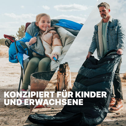 MalloMe Schlafsack – Deckenschlafsack für Erwachsene und Kinder