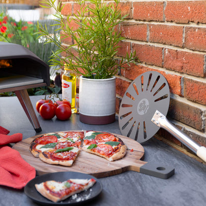Chef Pomodoro Pizzaschieber Aluminium mit Buchenholzgriff, 120 cm