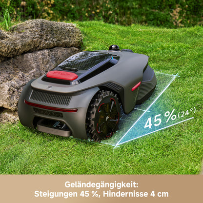 MOVA LiDAX Ultra 1600 Mähroboter ohne Begrenzungskabel mit 4G