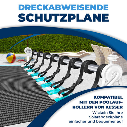 KESSER Solarabdeckplane Pool rechteckig 450 x 220 cm, 120 µm