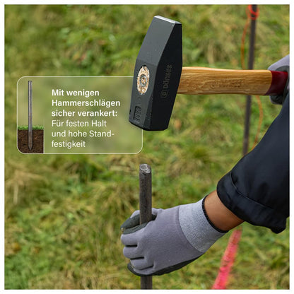 Dönges Schnureisen JDSE1000X16 Ø 16 x 1000 mm Stahl, 10 Stück