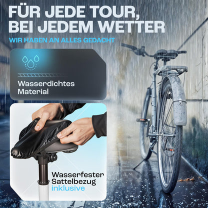 BYVITA ErgoFoam+ Fahrradsattel Trekking für Damen und Herren