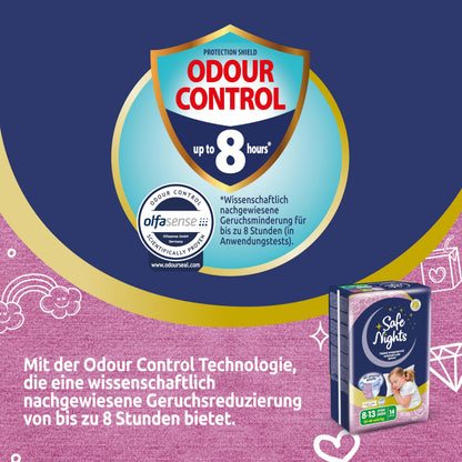 Babylino Safe Nights Girl Nachthöschen Mädchen 8–13 Jahre, 84 Stück