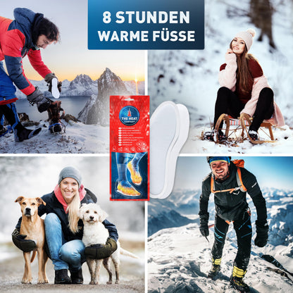 THE HEAT COMPANY Sohlenwärmer Extra Warm 30 Paar – Grösse Small