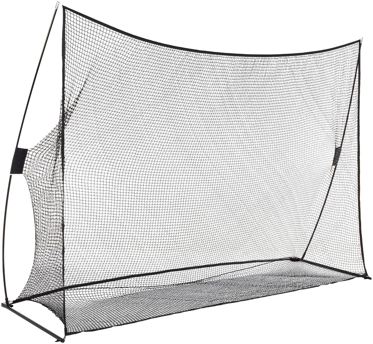 Amazon Basics Golf-Trainingsnetz, tragbar, 3,05 x 2,13 m, Schwarz, Gestell aus Metall und Fiberglas