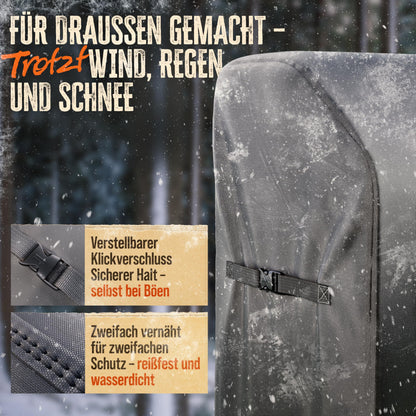 AMZBBQ Grillabdeckung wasserdicht 80 x 115 x 65 cm für Weber Spirit