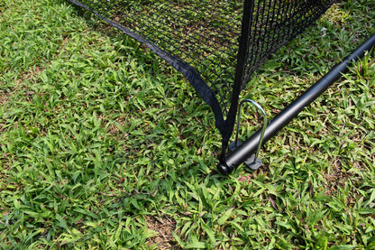 Amazon Basics Golf-Trainingsnetz tragbar - 2.44x2.44m schwarz