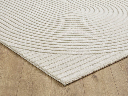 The Carpet Everest Kurzflor Teppich Panglao - Creme 140x200cm
