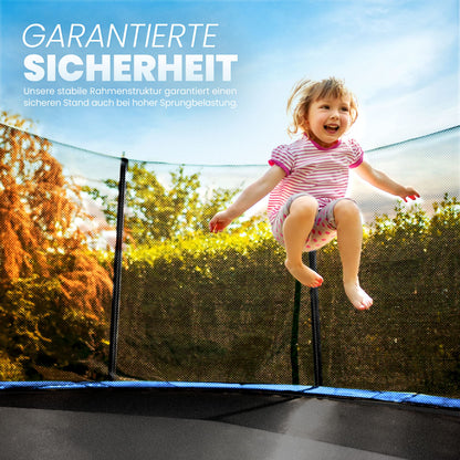 KIDUKU Trampolin Ersatznetz Sicherheitsnetz Ø 305 cm, 8 Stangen