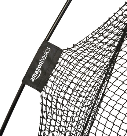 Amazon Basics Golf-Trainingsnetz tragbar - 2.44x2.44m schwarz