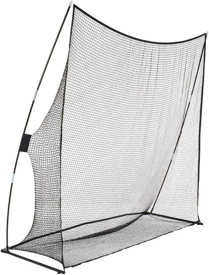 Amazon Basics Golf-Trainingsnetz tragbar - 2.44x2.44m schwarz. Großes, schwarzes Netz zum Üben von Golf-Abschlägen mit Bällen.