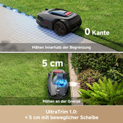 MOVA LiDAX Ultra 1200 Mähroboter ohne Begrenzungskabel mit 3D-LiDAR
