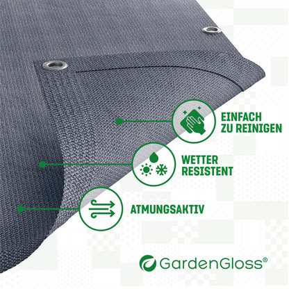 GardenGloss Vorzeltteppich 300x600 cm, wetterfester Campingteppich