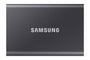 Samsung Portable SSD T7 Externe SSD 2 TB - Grau (MU-PC2T0T/WW). Graue, kompakte SSD zur externen Speicherung digitaler Daten.