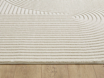 The Carpet Everest Kurzflor Teppich Panglao - Creme 140x200cm