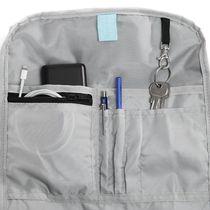 Ela Mo Rolltop Rucksack Damen mit Laptopfach und USB, Sand & Olive