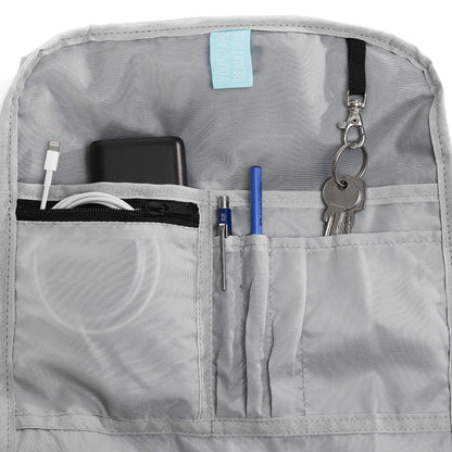 Ela Mo Rolltop Rucksack Damen mit 17-Zoll-Laptopfach Strawberry Cream